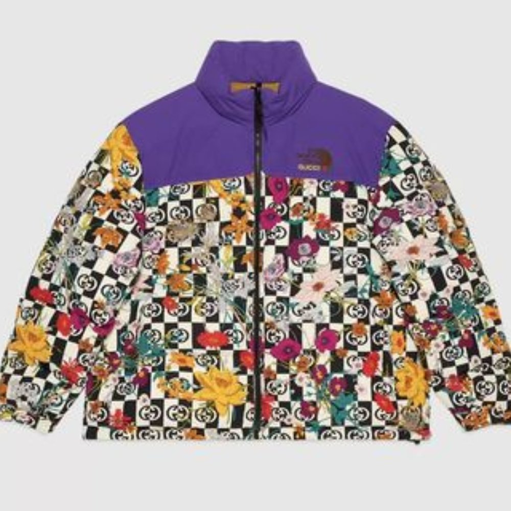 Gucci x The North Face Floral Down Jacket NEW WITH TAGS